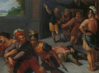 The Beheading of Claudius Paulus and the Capture of Julius Civilis, one of a series of twelve on the Insurrection of the Batavians against the Romans