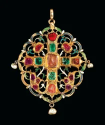 Armenian Gemset and Enamelled Reliquary