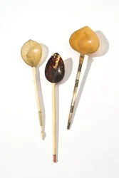 Three 18th century Ottoman spoons (Sherbat)