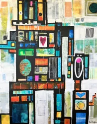 Colorful Abstract Robot