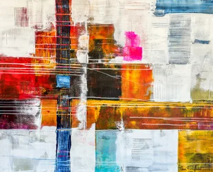 Vibrant Geometric Expression