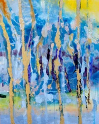 Vibrant Gold Abstract