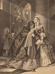 The Escape of Lord Nithsdale from the Tower, 1716