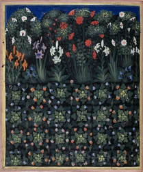 Garden from Regia Carmina by Convenevole da Prato