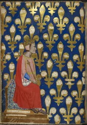 Robert of Anjou from Regia Carmina by Convenevole da Prato