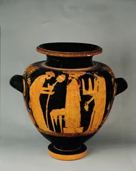 Dionysos Festival with Two Women Acolytes