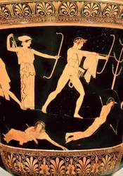 The Death of the Niobids (detail)