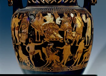 Attic Red-Figure Volute-Crater, (detail)