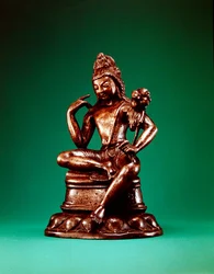 Padmapani Lokeshvara Seated in Meditation, First Half of the 7th Century