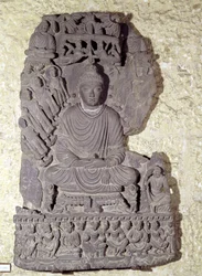 Seated Buddha in meditation