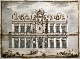 Design of a Facade, probably for the 