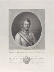Oval Portrait of Leopold II, Grand Duke of Tuscany