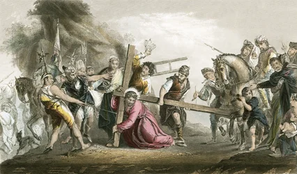 Christ bearing the cross