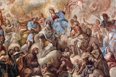 Frescoes depicting the life of Saint Cataldo