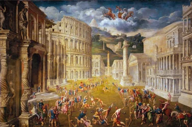 Fighting Gladiators