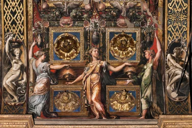 The Three Wise Virgins and Three Foolish Virgins (detail)