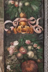 Decoration Detail with Flowers and Fruit