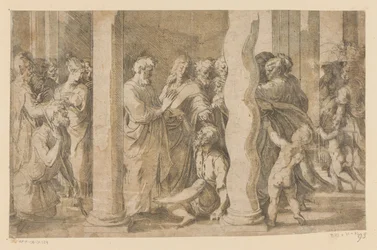 Saints Peter and John Healing a Lame Man