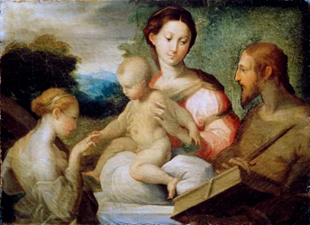 The Mystical Marriage of Saint Catherine, late 1520s