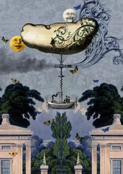 Whimsical Sky Voyage