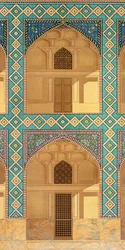 Detail of the Courtyard Arcades in the Medrese-i-Shah-Hussein, Isfahan