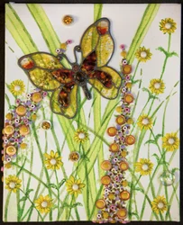 Butterflies, Yellow & Brown