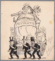 Parade Float of the National League against Revolution