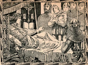 Death of King Richard I, 1902
