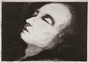 Vincent van Gogh on his deathbed