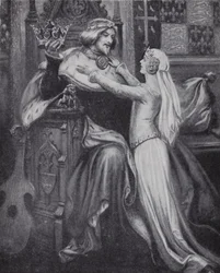 King Richard II with the young Isabella of Valois