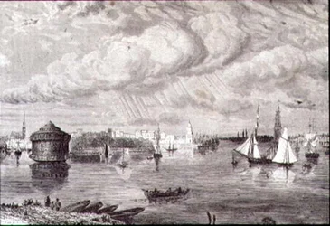 New York Harbour in the 1860s