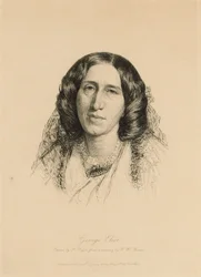 Portrait of George Eliot, 1819-1880, 1882