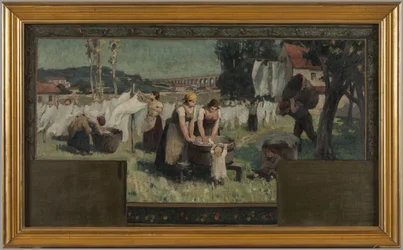 Sketch for the Arcueil-Cachan town hall: Les Blanchisseuses