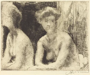 Nude Woman by a Looking Glass, 1889