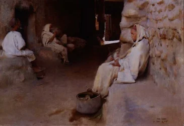 Arabs Resting in an Alley