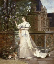Picking Lilacs, 1874