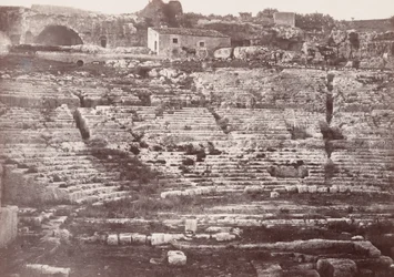Amphitheatre of Syracuse, 1865