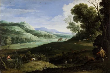 Landscape with Hunters