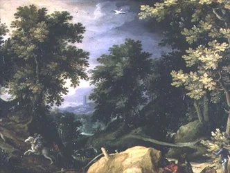 Landscape with a Rabbit Hunt