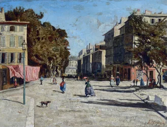 La Canebiere, View of the Allees of Meilhan