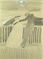 Jeanne Hugo and Jean Charcot at Hauteville House, Guernsey