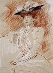 Madame Helleu with a Hat