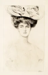 Young Woman with Hat