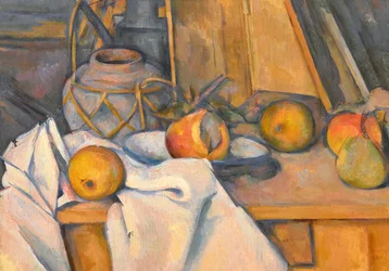 Fruits and Jar of Ginger
