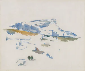 The Montagne Sainte-Victoire Seen from Lauves