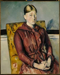 Madame Cezanne with a Yellow Armchair