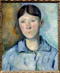 Portrait of Madame Cezanne (Hortense Fiquet)