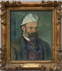 Self-Portrait. Painting by Paul Cezanne (1839-1906)