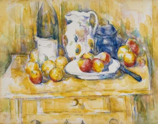 Still Life with Apples on a Sideboard