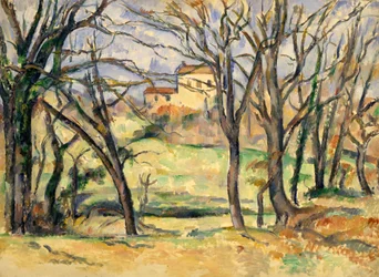 Trees and Houses Near the Jas de Bouffan